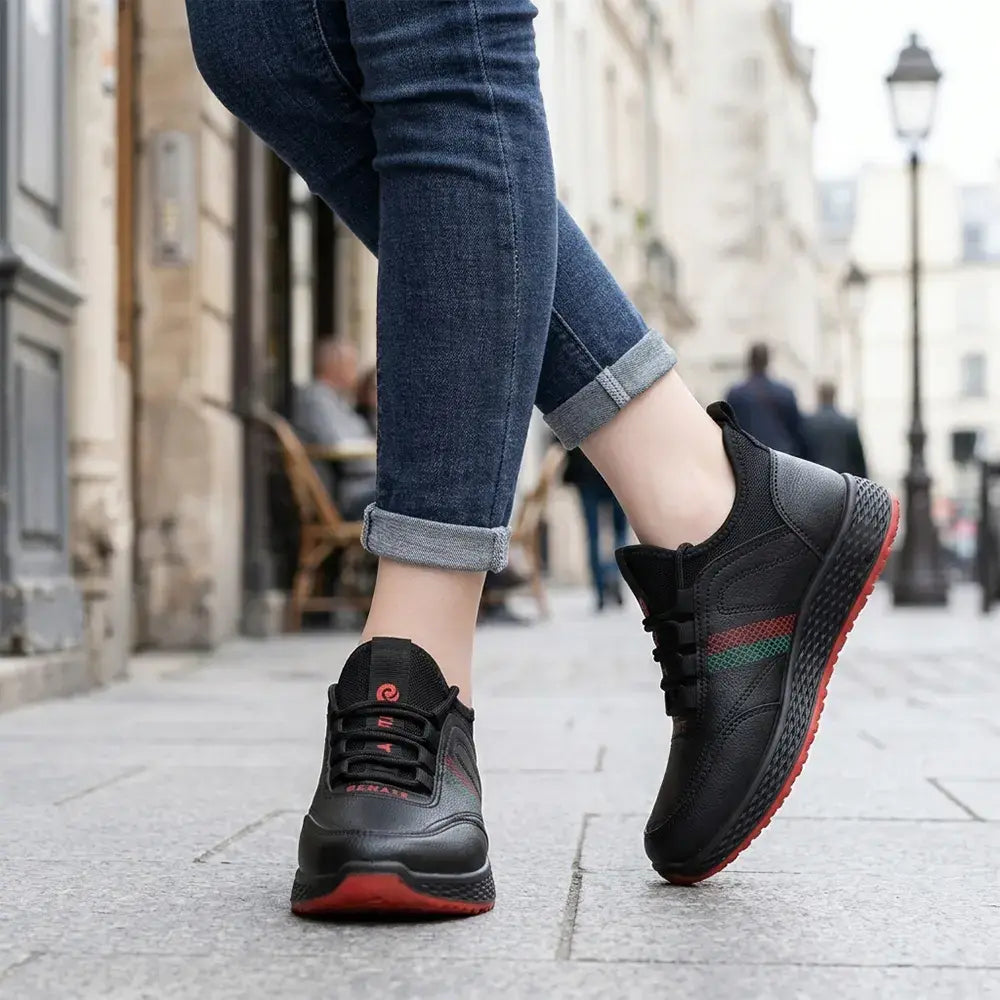 👟Damskie wodoodporne trampki ze skóry PU – antypoślizgowe, wygodne buty codzienne – lekkie buty do chodzenia, jesień 2026