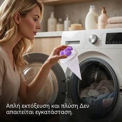 🌀6 τεμάχια €27✨ Πλωτό φίλτρο πλυντηρίου ρούχων – Παγιδεύει χνούδια, τρίχες και τρίχες κατοικίδιων σε κάθε πλύση 🧺
