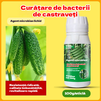 🥒🥒【3 botellas】Fungicida sistémico para pepinos – Control eficaz de bacteriosis, manchas amarillas y enfermedades foliares