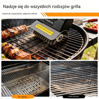 🔋🧹 Bezprzewodowa elektryczna szczotka do czyszczenia grilla – bateria litowa, wielofunkcyjna i łatwa w użyciu 🔥🍖