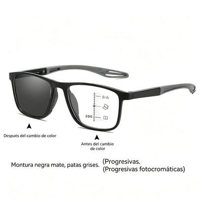 Gafas de lectura fotocromáticas, ultraligeras y de alta definición, diseñadas especialmente para personas mayores.