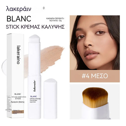 【2 προϊόντα με 29€】Τριγωνικό στικ foundation που αλλάζει χρώμα – Σύνθεση 2-σε-1 διπλής όψης: Ανάλαφρη, ενυδατική και με δράση λείανσης των πόρων
