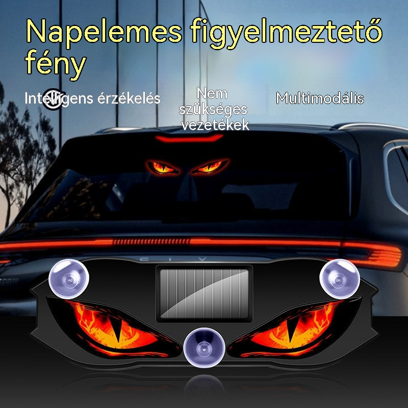 🚗👀 Napelemes LED autós figyelmeztető lámpa | Ragadd meg a figyelmet és fokozd a vezetési biztonságot – Vezeték nélküli, automatikus érzékeléssel és univerzális alkalmazással ✨
