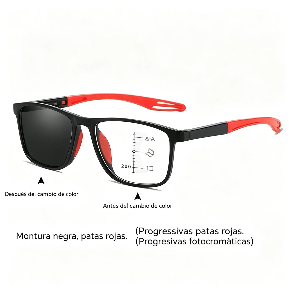 Gafas de lectura fotocromáticas, ultraligeras y de alta definición, diseñadas especialmente para personas mayores.