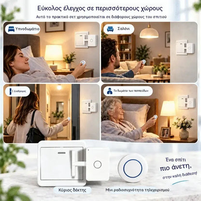 📱💡Έξυπνος ασύρματος διακόπτης για την ενεργοποίηση και απενεργοποίηση των φώτων από απόσταση, χωρίς να απαιτείται καλωδίωση.