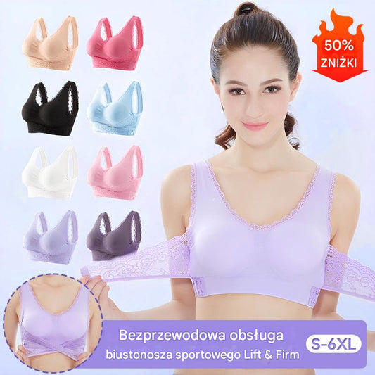👙【49% DE DESCUENTO】🔥【Compre 2 y llévese 1 gratis】Sujetador push-up de encaje suave, cómodo y transpirable con cierre frontal