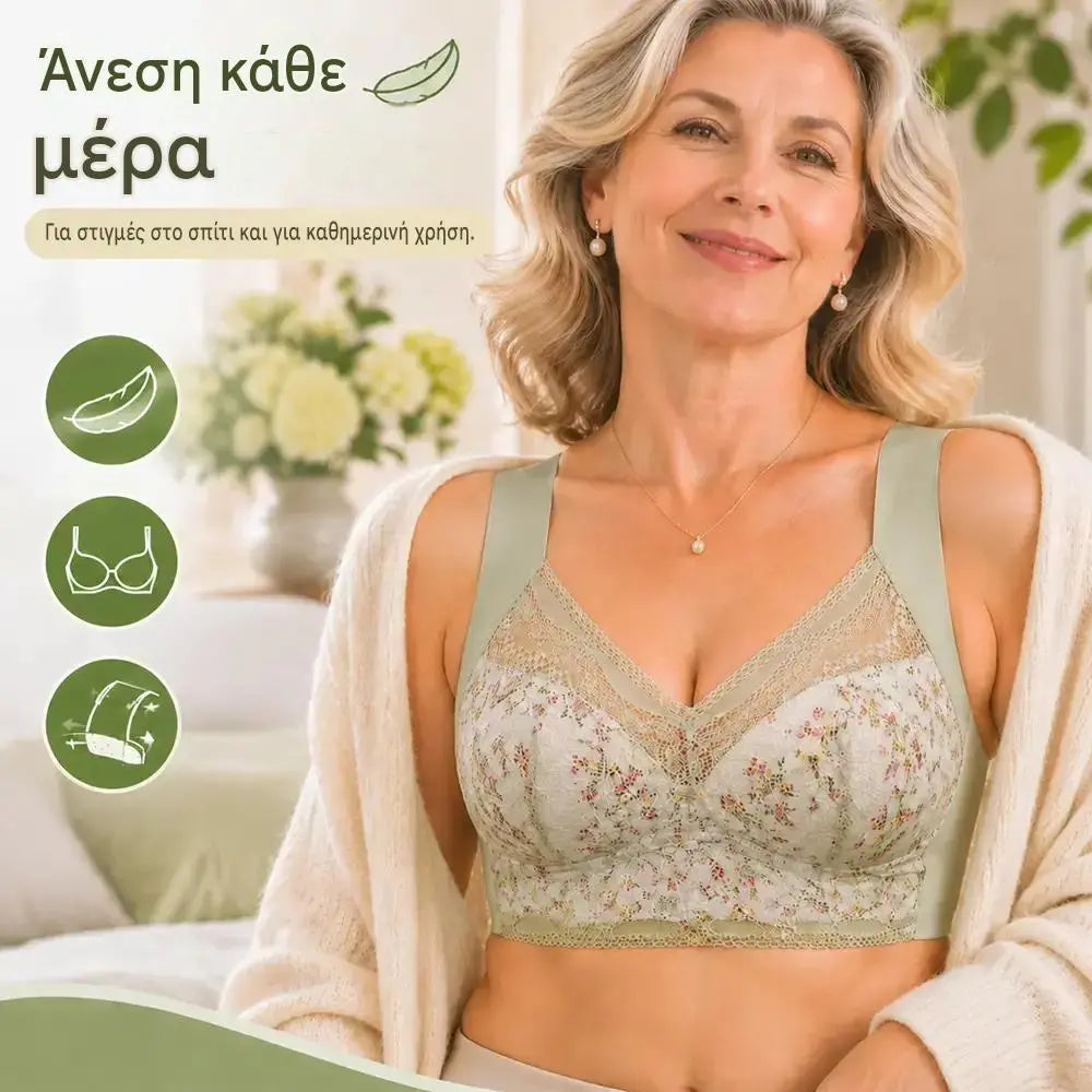 🔥3 με 28€👙Γυναικείο σουτιέν χωρίς ραφές, λεπτό, push-up, χωρίς μπανέλες, που αποτρέπει τη χαλάρωση