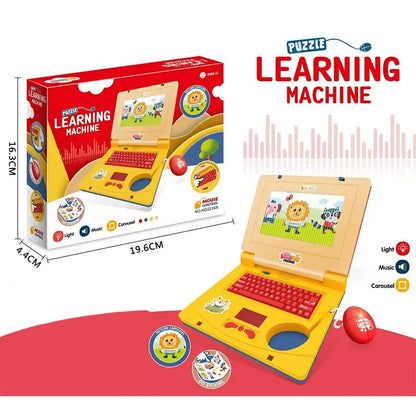 🧸 Interaktivní simulační hra na notebooku - Světla, zvuky a vzdělávací hry - Hravě rozvíjí dětskou kreativitu a motorické dovednosti 🎵