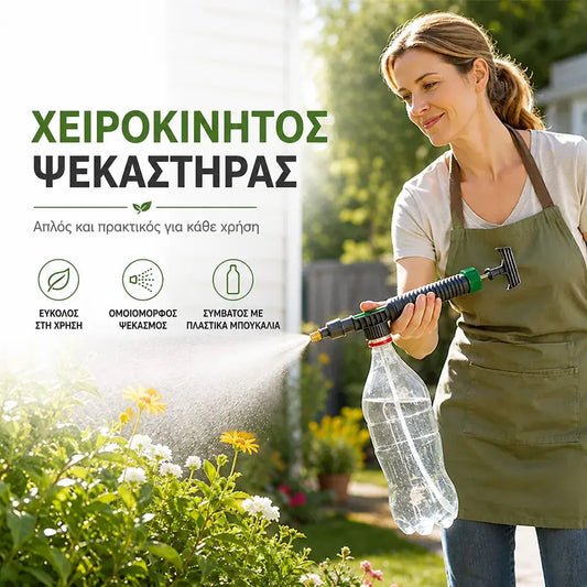 【Αγοράστε 1 και πάρτε 1 δωρεάν!】🌿 Φορητός ψεκαστήρας πίεσης με λάστιχο – Πολυλειτουργικός για πότισμα και καθάρισμα 💦