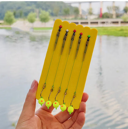 🔥【Kup 5, a 5 otrzymasz gratis】🔥🎣🐟Zestaw żyłek anty-dennych, haczyk wędkarski z pływającymi koralikami