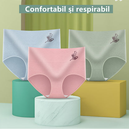 💖Último día 50% de descuento - 【6 gratis】Bragas de algodón puro de talla grande de cintura alta para levantar la cadera [40-100 KG]