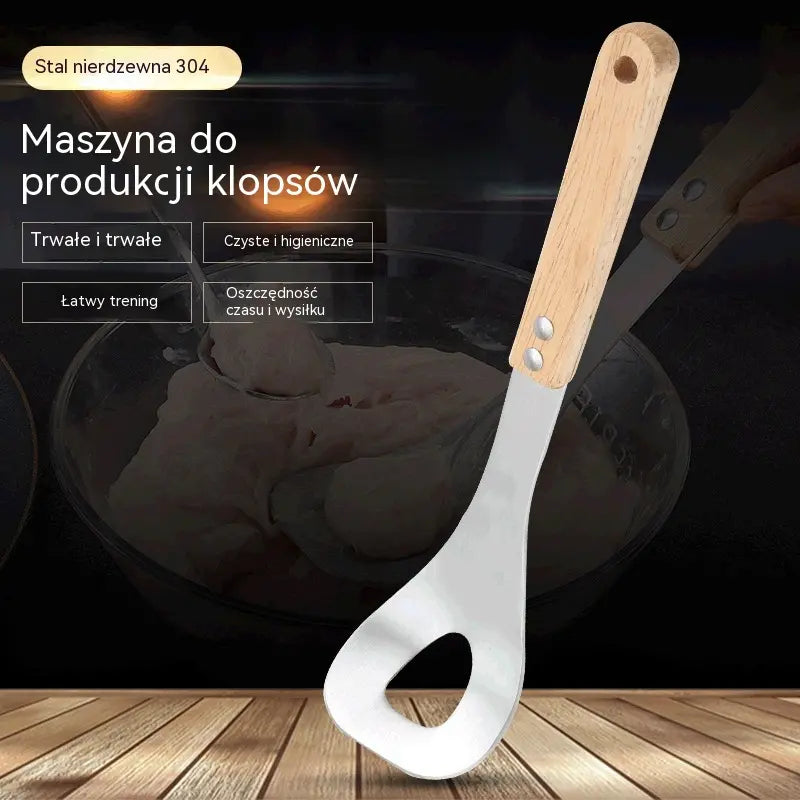 🍖 【2 sztuki】Forma do klopsików ze stali nierdzewnej 304 – idealna do przygotowywania klopsików mięsnych i rybnych, idealna do gotowania w domu 🥄