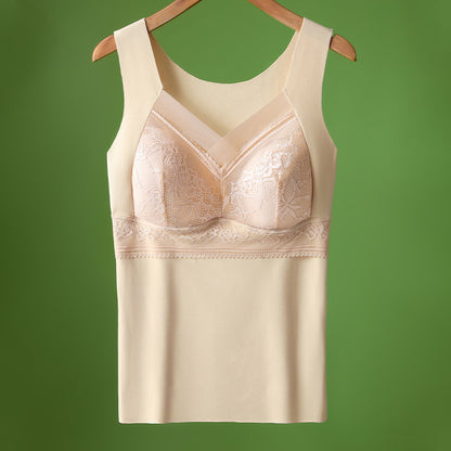 【L-4XL】Δαντελένιο σουτιέν τύπου camisole με εξαιρετικό σχέδιο στην πλάτη· ανασηκώνει και συγκεντρώνει αποτελεσματικά το στήθος, αποτρέποντας τη χαλάρωση ✅【Συνιστάται από γιατρούς】