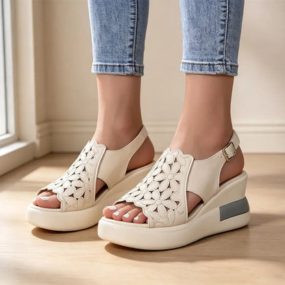 🔥【35-40】Sandały do kostki w stylu retro z miękką podeszwą