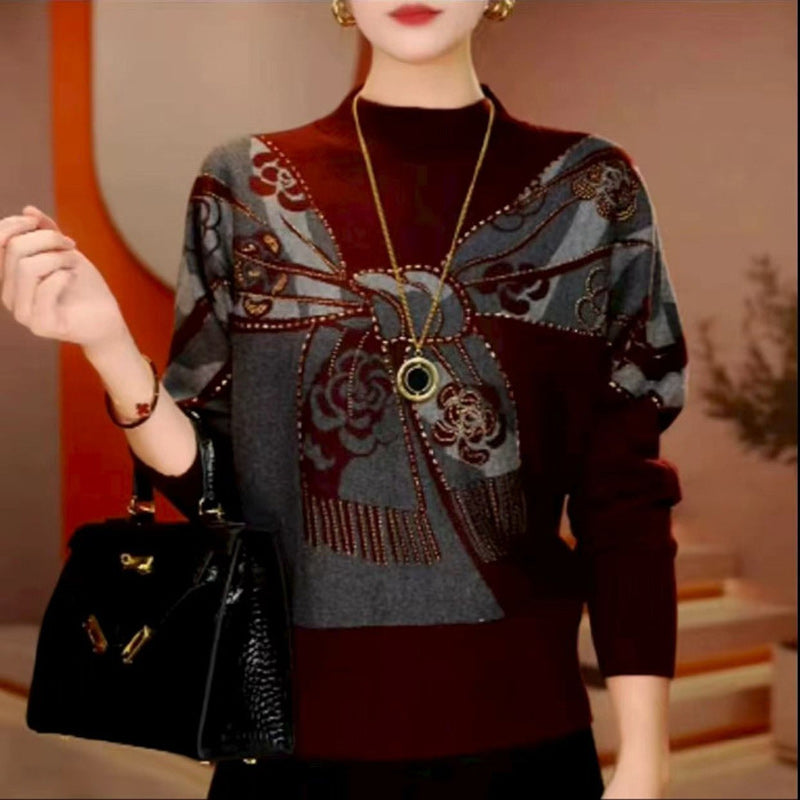 🔥【Kupite 1, dobijte 1 gratis】🔥【M~5XL】✨Novi jesensko/zimski dvostrani njemački flis topli, široki ženski pulover s printom