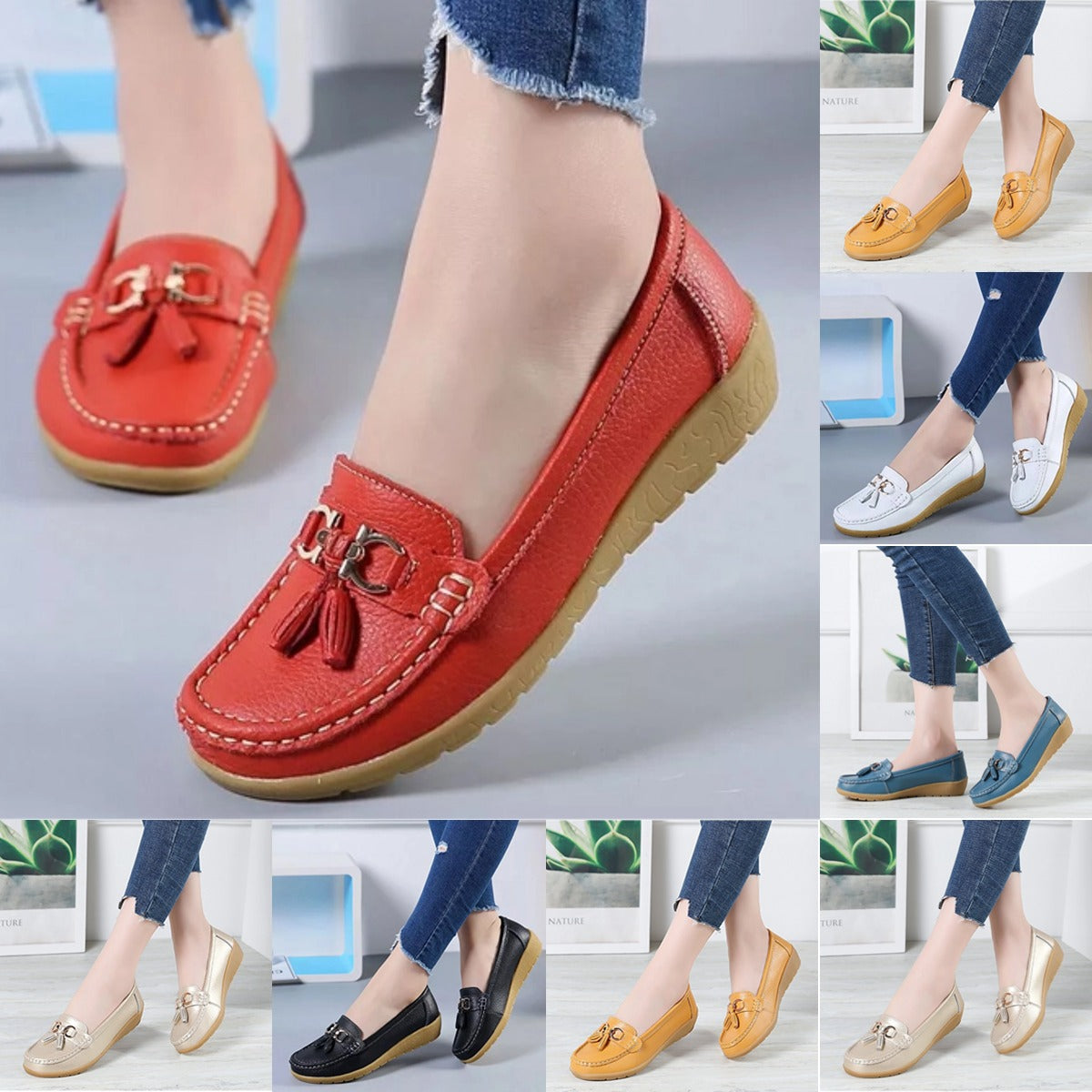 【🔥30%ΕΚΠΤΩΣΗ】【35-44】Νέα μοντέρνα γυναικεία casual παπούτσια του 2026 από γνήσιο δέρμα