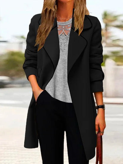 🔥🧥👩【40% popusta】【M-4XL】Nova kolekcija Jesen-Zima 2025 – Ženska dvostrana kašmirska jakna/kaput, elegantna, topla in stilska izbira za hladne dni