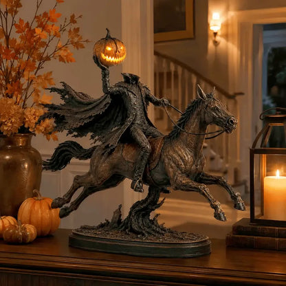 🎃🏇✨Ostatni dzień oferty ograniczonej czasowo, zaoszczędź 10% - Statuetka Jeźdźca Bez Głowy - Obudź Legendę Pustki