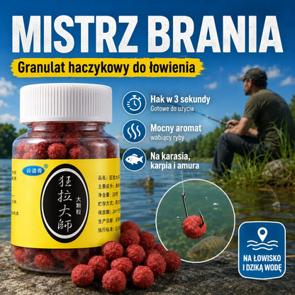 🔥【10 butelek za 109 zł (5 butelek dużego granulatu + 5 butelek małego granulatu)】Świeża przynęta na ryby z białkiem zwierzęcym