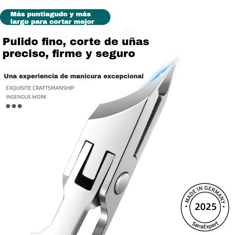 🔥【Set de 3 piezas】✂️💅Nuevos cortaúñas angulares ultra finos para manicura en casa