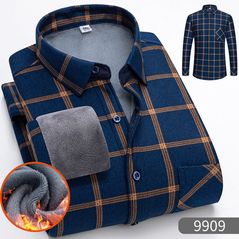 🔥【50% zniżki】1 sztuka 119zł 👔【L-5XL】Ciepła koszula biznesowa z długim rękawem