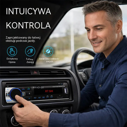 🎵Radio samochodowe Bluetooth, system audio Supersonic - ciesz się bezprzewodowym dźwiękiem wysokiej jakości podczas każdej jazdy.