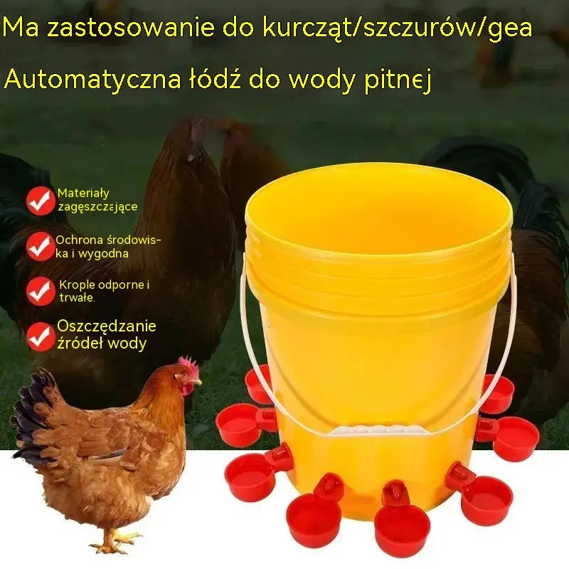 🔥🐔【Kup 5, otrzymaj 5 gratis】【10 szt.】Automatyczna miska do picia dla drobiu