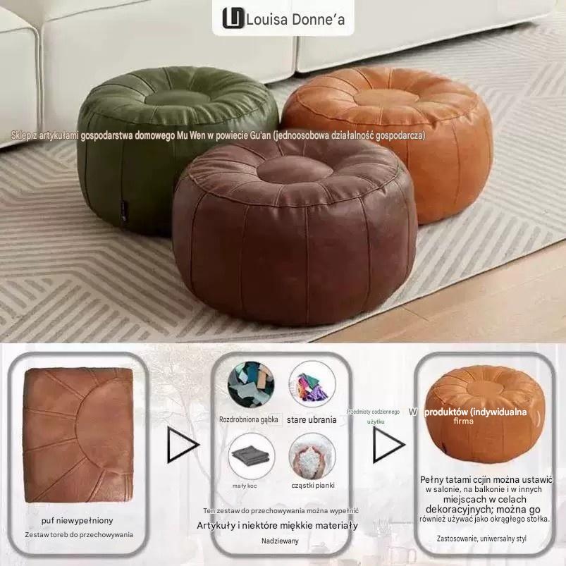 🛋️Taboret do przechowywania używanych ubrań – wodoodporny materiał syntetyczny, oszczędza miejsce i jest łatwy do przenoszenia. 50% zniżki! ✨