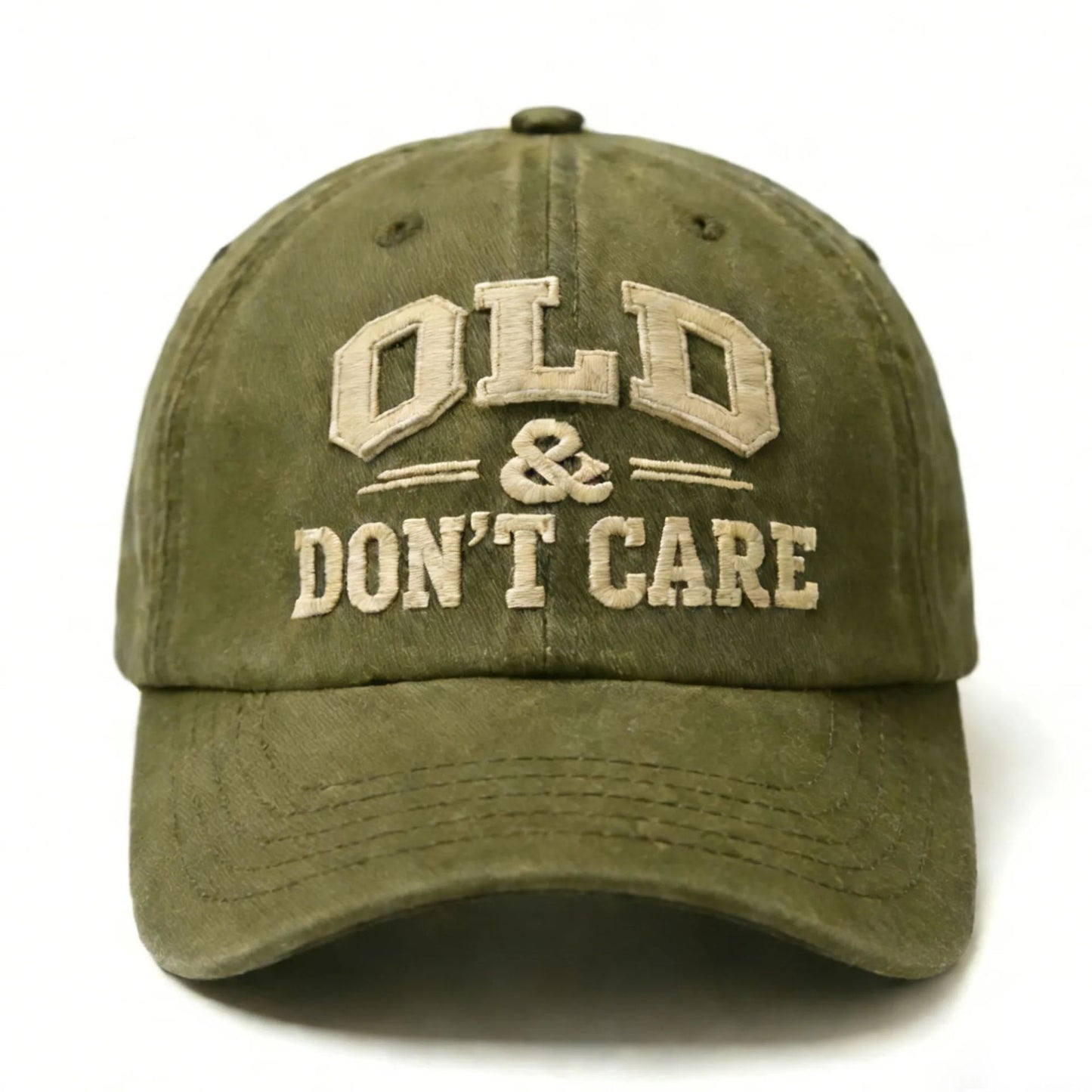 🧢 【50% popusta】💥Vruća novogodišnja rasprodaja 2026. | Vintage kapa s istrošenim motivom "STARO i nije me briga"