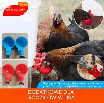🔥🐔【Kup 5, otrzymaj 5 gratis】【10 szt.】Automatyczna miska do picia dla drobiu