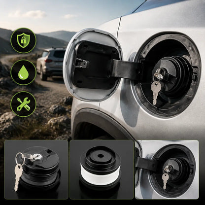 🚗🔒Βαρέως τύπου, κλειδώσιμο (με κλειδί) καπάκι ρεζερβουάρ καυσίμου