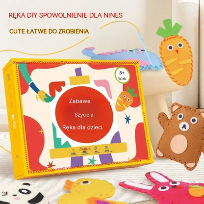 🧵🎁【1 zestaw 99zł】Ciekawy zestaw do szycia ręcznie robionego DIY dla dzieci — Sigur şi liniştitor