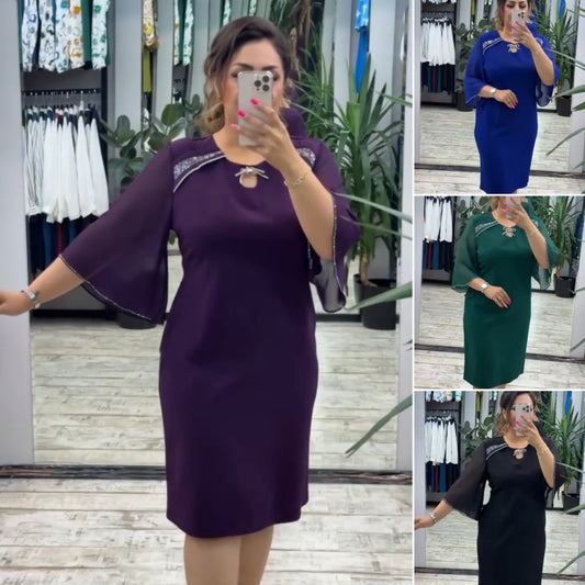 🔥【Oferta por tiempo limitado】💋【S-5XL】👗 Vestido nuevo de moda, diseño clásico, elegante y sencillo