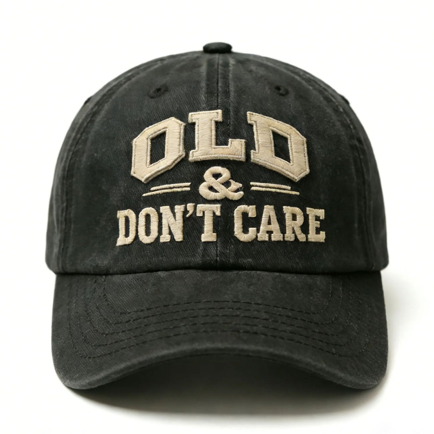 🧢 【50% popusta】💥Vruća novogodišnja rasprodaja 2026. | Vintage kapa s istrošenim motivom "STARO i nije me briga"