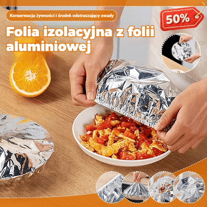 【100 sztuk】 Pokrowiec izolacyjny z folii aluminiowej