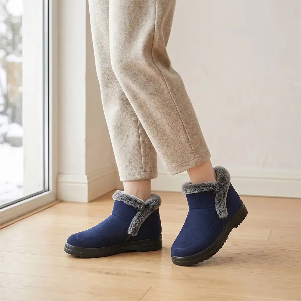 👢【36-43】✨Wsuwane śniegowce damskie z futerkiem😍