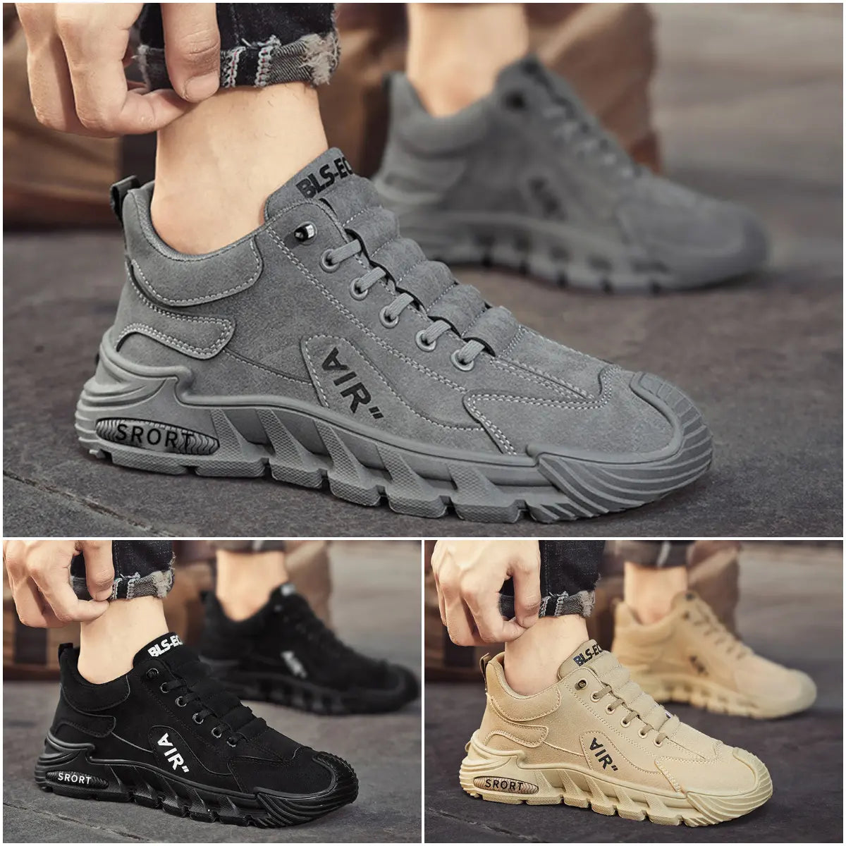 【39-44】Νέα κομψά ανδρικά casual παπούτσια, διαπνέοντα και άνετα, με ύφασμα ανθεκτικό στο νερό