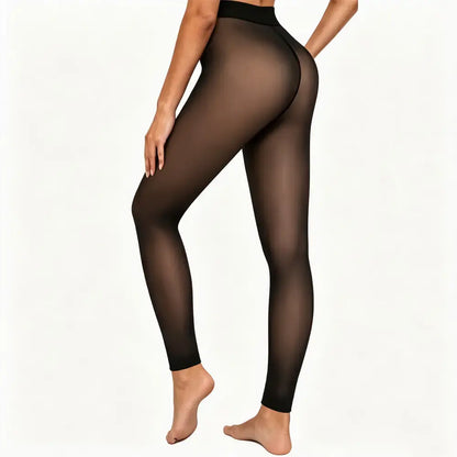 【XS-4XL】Damskie legginsy 7/8 w dużych rozmiarach – ocieplane, grube, ciepłe, dopasowane, wąskie nogawki