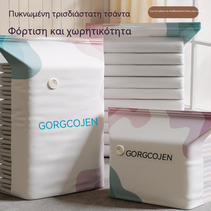 🧳 5 τεμάχια για 30 ευρώ 💨 Μεγάλη, συμπιέσιμη τσάντα αποθήκευσης κενού αέρος: δεν απαιτείται αντλία, στεγανή και ιδανική για εξοικονόμηση χώρου στις βαλίτσες και στο σπίτι ✈️