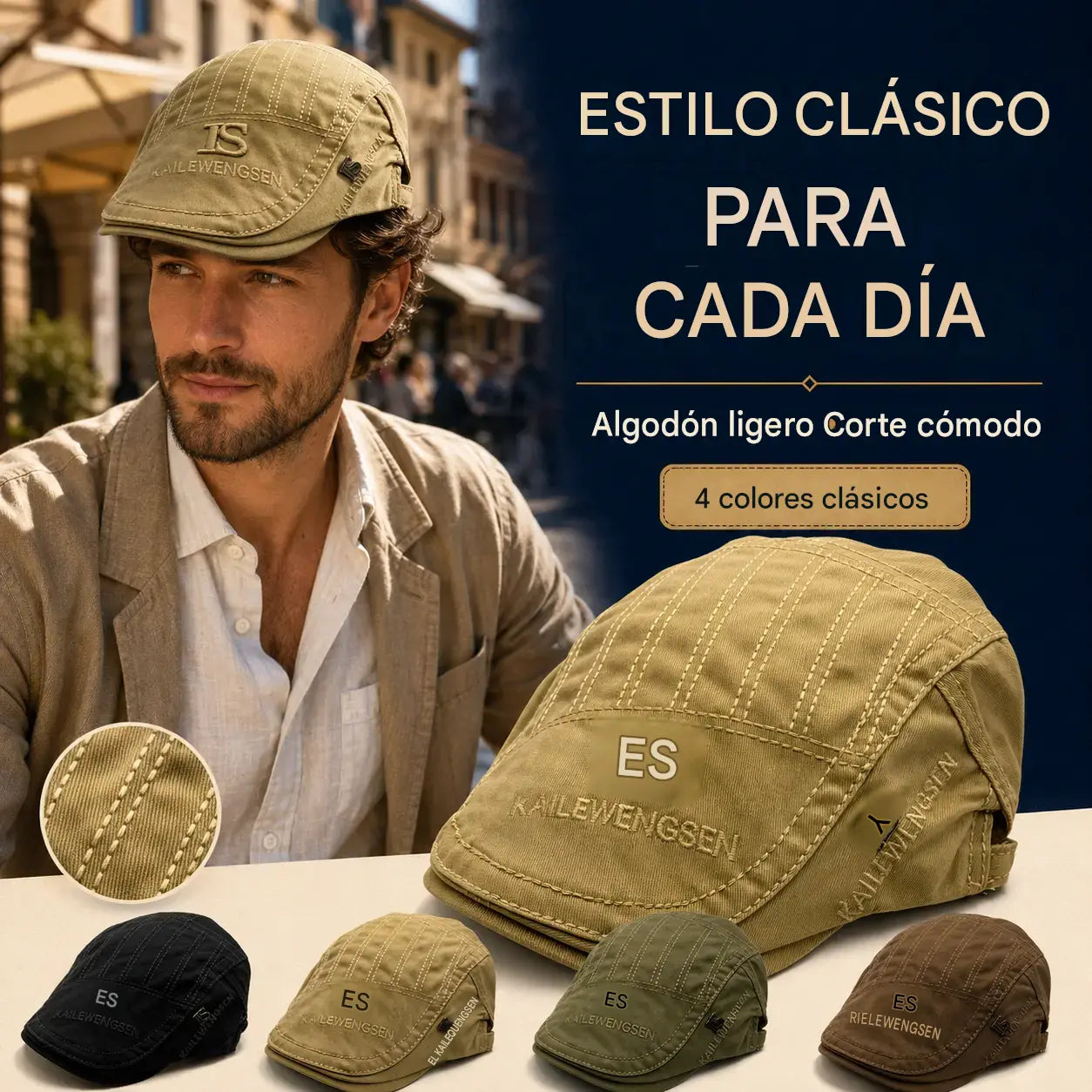 1 pieza 25 eur 💥【Oferta por tiempo limitado】💥Boina de algodón nueva