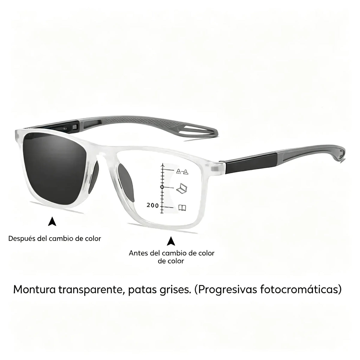 Gafas de lectura fotocromáticas, ultraligeras y de alta definición, diseñadas especialmente para personas mayores.
