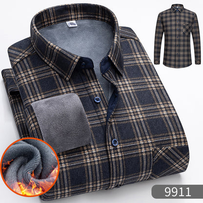 🔥【50% zniżki】1 sztuka 119zł 👔【L-5XL】Ciepła koszula biznesowa z długim rękawem