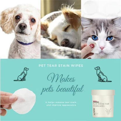 🐕【Kupi 1, dobi 1 gratis】🐈🔥 Maramice za čišćenje mrlja ispod očiju kućnih ljubimaca – Uklanjaju mrlje od suza, nježne, efikasne i sigurne za svakodnevnu upotrebu 🔥(2 stavke)