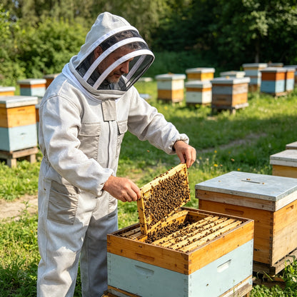 【M-2XL】🐝Kombinezon pszczółki wykonany z bawełnianej siateczki 3D