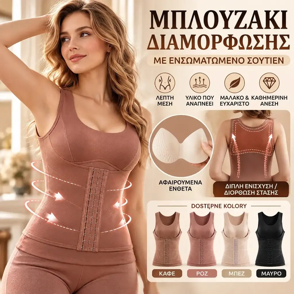 【XL-5XL / 4 χρώματα】 Γερμανικής κατασκευής ζεστό γιλέκο από φλις, σχεδιασμένο για να διαμορφώνει τη μέση και την περιοχή της κοιλιάς