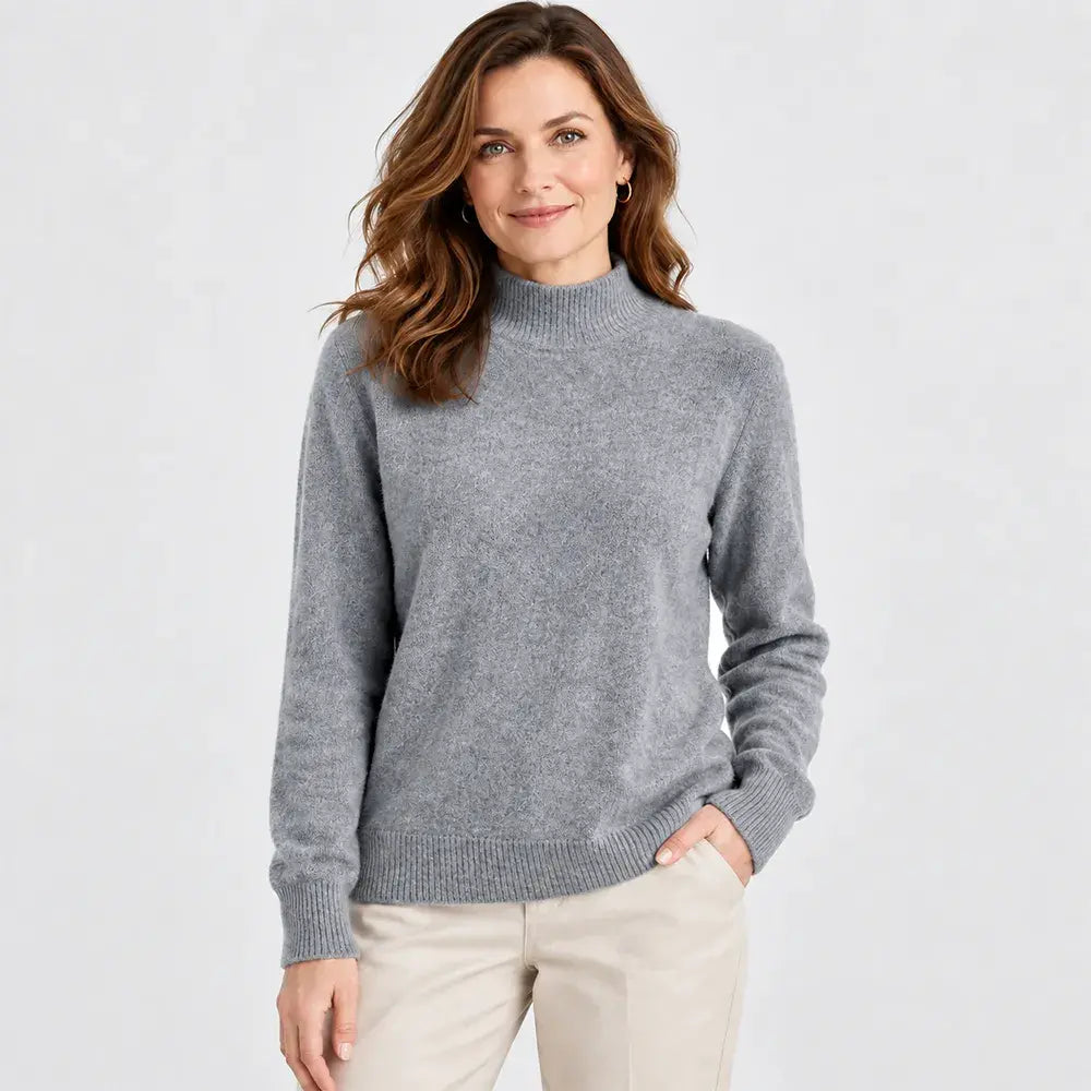【S-2XL】Nowy damski sweter na jesień i zimę – z półgolfem, długim rękawem, luźny, wyszczuplający, uniwersalny