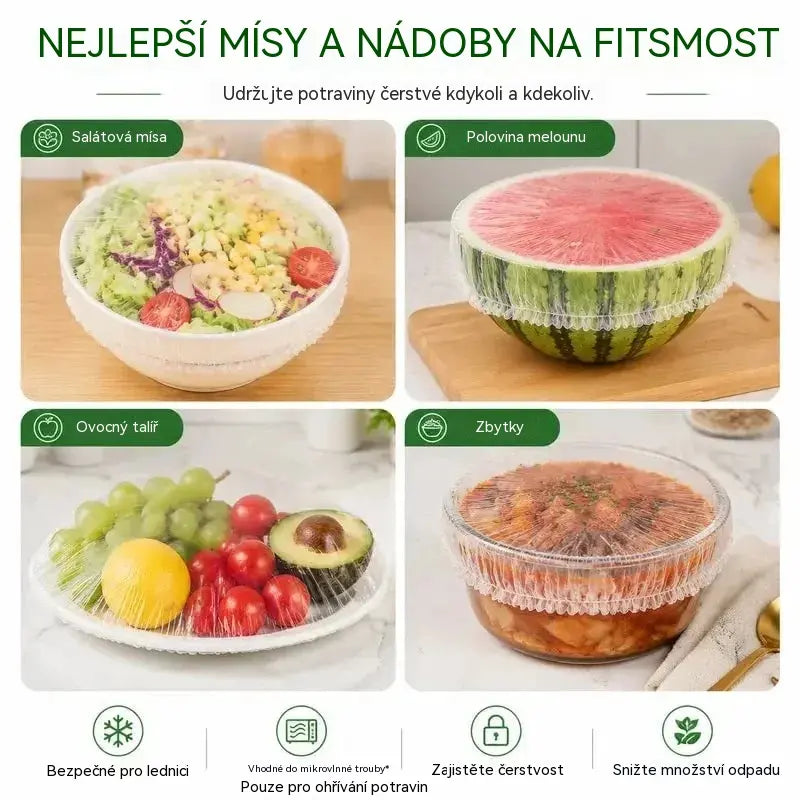 【Speciální nabídka posledního dne: sleva 50 %】500 opakovaně použitelných a flexibilních plastových fólií bezpečných pro potraviny