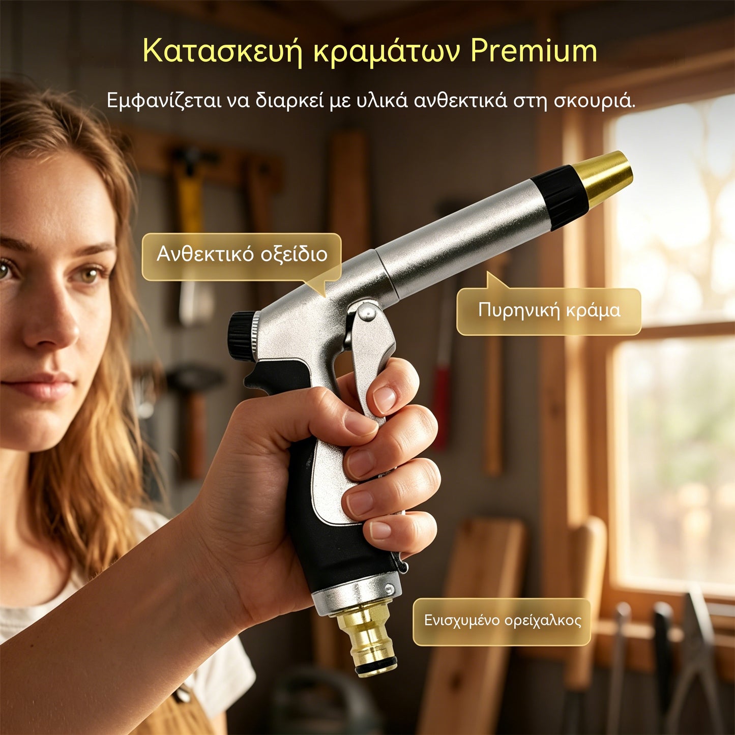 🥳 50% ΕΚΠΤΩΣΗ! 🏠💦 Πιστόλι νερού υψηλής πίεσης – ιδανικό για πλύσιμο αυτοκινήτου, πότισμα κήπου, καθαρισμό προσόψεων και επίπλων εξωτερικού χώρου 🌿🚘