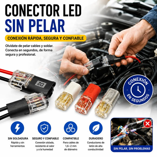 🥳 ¡50% de descuento! ⏰  Conector de doble cable con hebilla de bloqueo, cierre de seguridad, antideslizante ⚡️