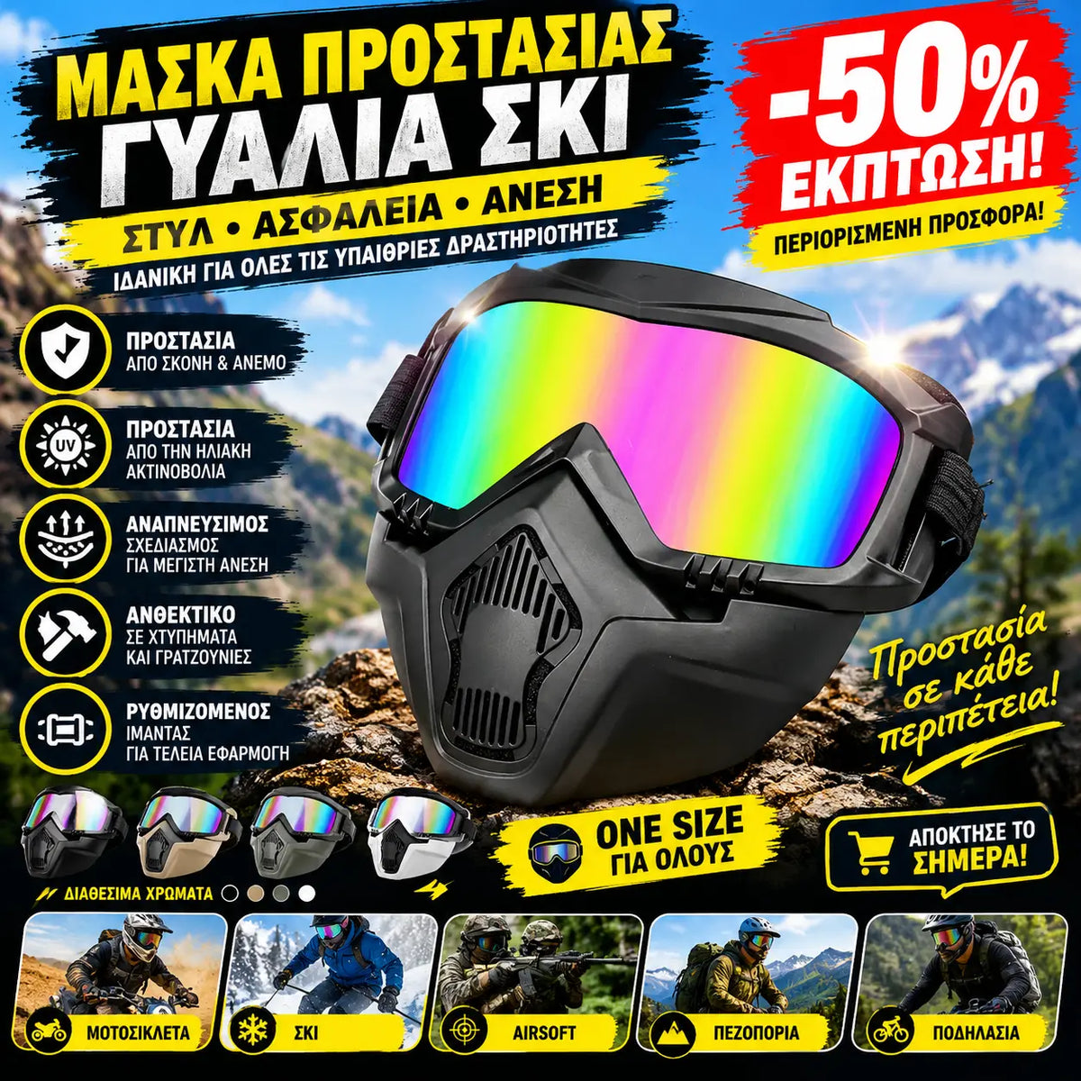 🔥【45% ΕΚΠΤΩΣΗ】🔥😎Ειδική μάσκα συγκόλλησης και κοπής (αντιθαμβωτική, προστασία από υπεριώδη ακτινοβολία, ανθεκτική στη σκόνη)